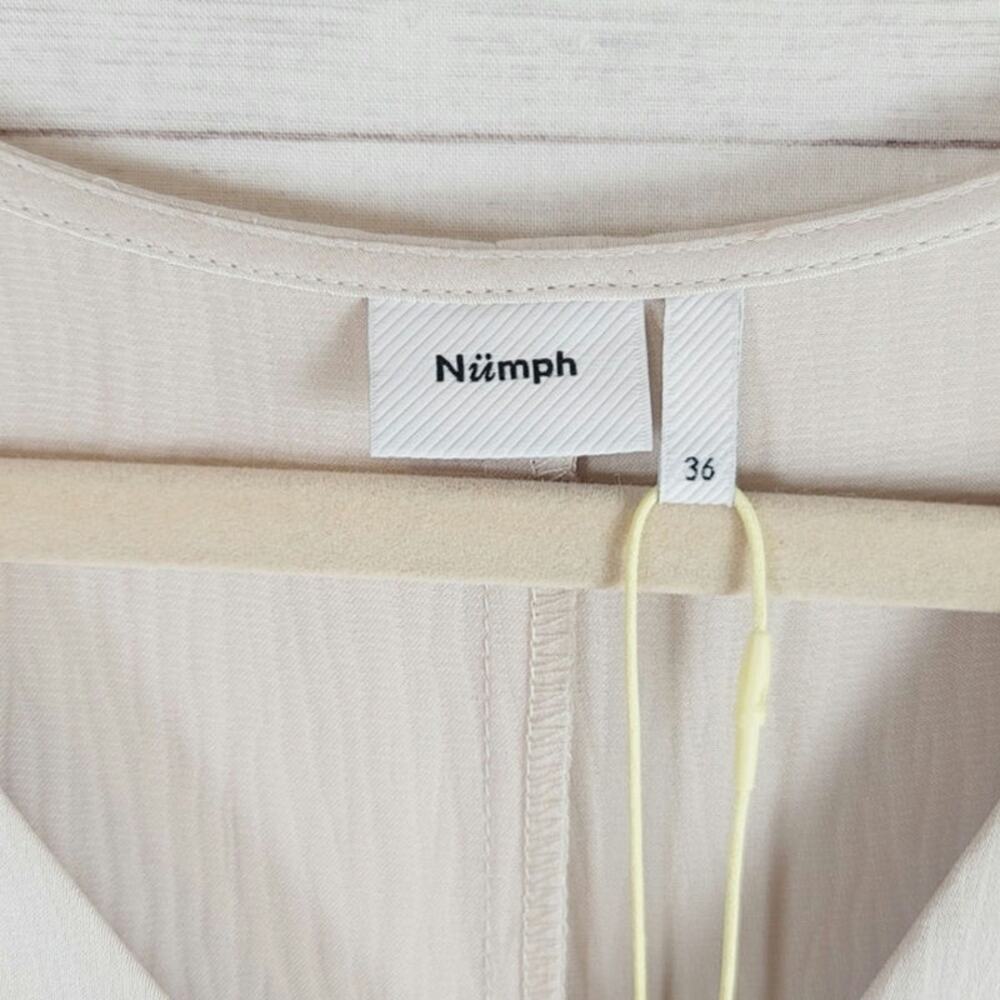 NUMPH NUIVORY MIDI DRESS in Gray Morn, sz Small - Picture 3 of 16